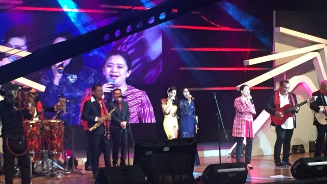 Puan Maharani di Acara In Memoriam Benny Panjaitan (Foto: Mirsan Simamora/kumparan)