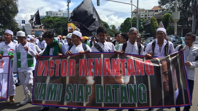Massa 2411 mulai bergerak (Foto: Rafiq Panjaitan/kumparan)