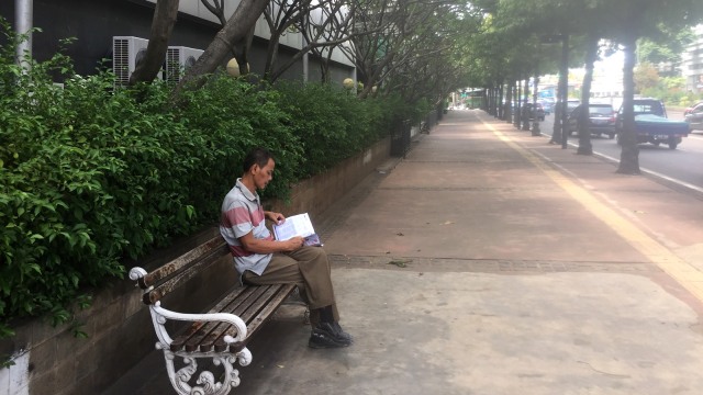 Trotoar di jalan M.H Thamrin, Jakarta Pusat (Foto: Mirsan Simamora/kumparan)