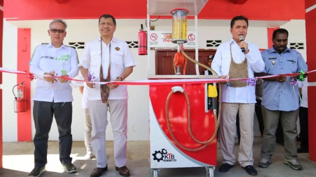 Peresmian "BBM Satu Harga" di Sorong (Foto: Dok ESDM )