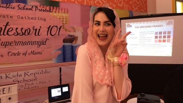 Arumi Bachsin di Montessori 101 with Supermom. (Foto: Adinda Githa Murti Sari Dewi/kumparan)