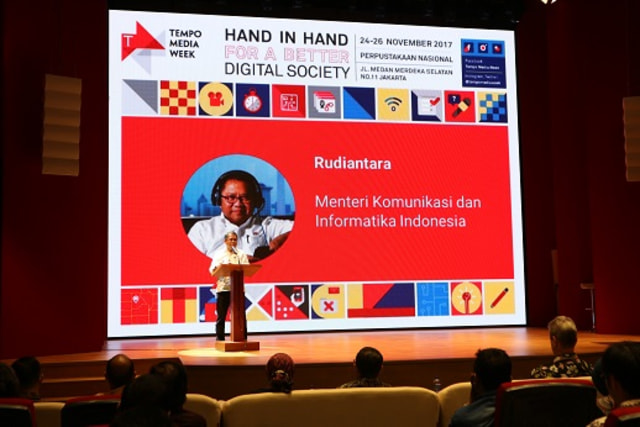 Menkominfo Ajak Sikapi Positif Tsunami Digital di Tempo Media Week 2017