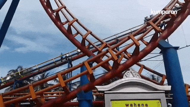 Wahana di Dufan yang terhenti karena mati listrik (Foto: Dok. Dian)