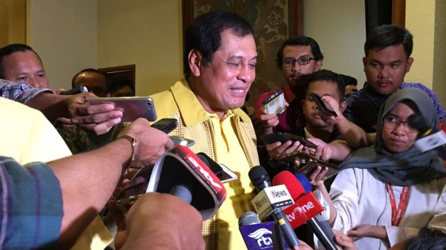 Politisi Golkar Nurdin Halid (Foto: Paulina Herasmaranindar/kumparan)