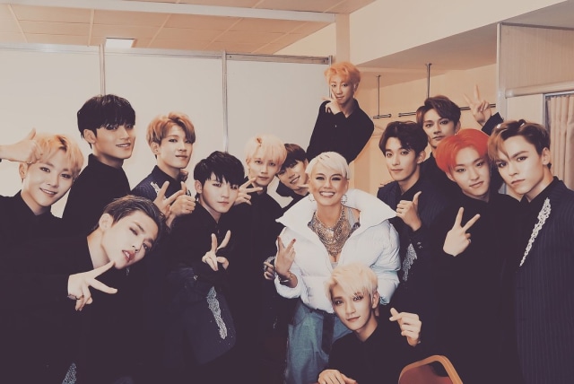 Foto Bareng SEVENTEEN, Agnez Mo Bikin Fans K-Pop Heboh!