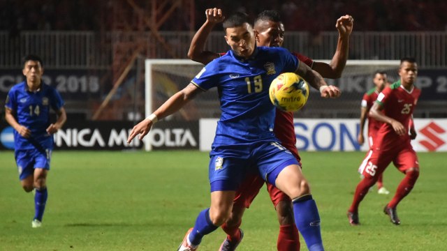Theerathon di final Piala AFF 2016. (Foto: AFP/Bay Ismoyo)