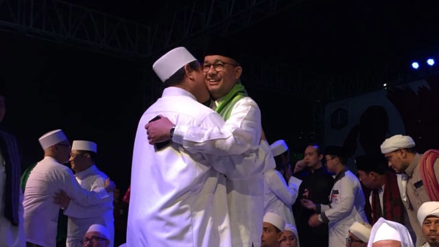 Anies Baswedan di Tausiyah dan Kirab Kebangsaan (Foto: Abdul Latif/kumparan)