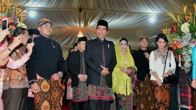 Resepsi Kahiyang Ayu-Bobby Nasution (Foto: Biro pers setpres)