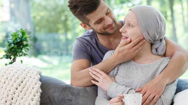 Ilustrasi perempuan pengidap kanker (Foto: Thinkstock)