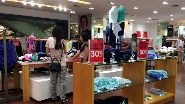 GAP di Grand Indonesia (Ritel yang akan tutup). Foto: Yuana Fatwalloh/kumparan