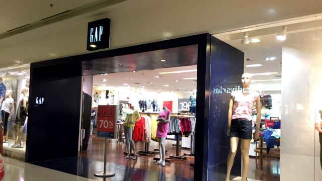 GAP di Grand Indonesia (Ritel yang akan tutup). (Foto: Yuana Fatwalloh/kumparan)