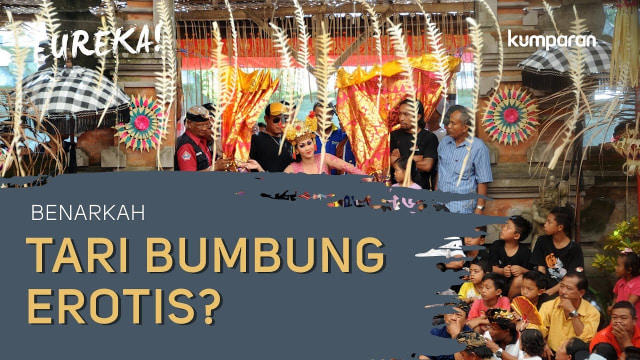 Cover Benarkah Tari Bumbung Erotis? (Foto: Sonny Tumbelaka/AFP)