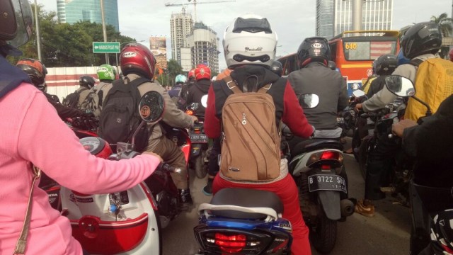 Macet Jakarta di kawasan MT Haryono (Foto: Dok. Istimewa)
