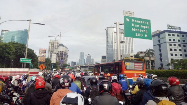 Macet Jakarta di kawasan MT Haryono (Foto: Dok. Istimewa)
