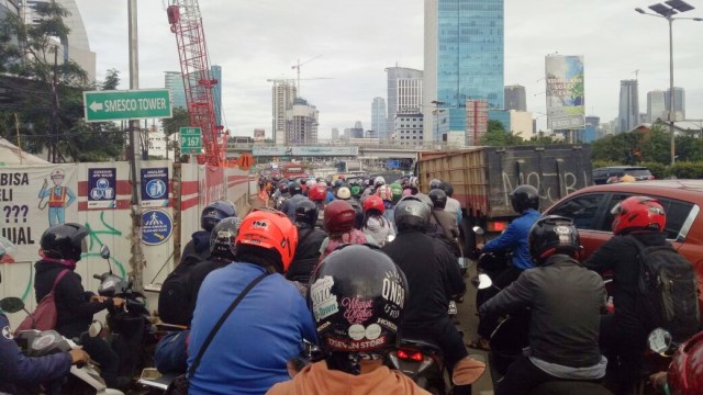 Macet Jakarta di kawasan MT Haryono (Foto: Dok. Istimewa)