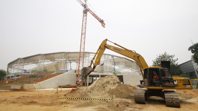 Proyek PT. Wijaya Karya Bangunan  (Foto: Antara/Rivan Awal Lingga)