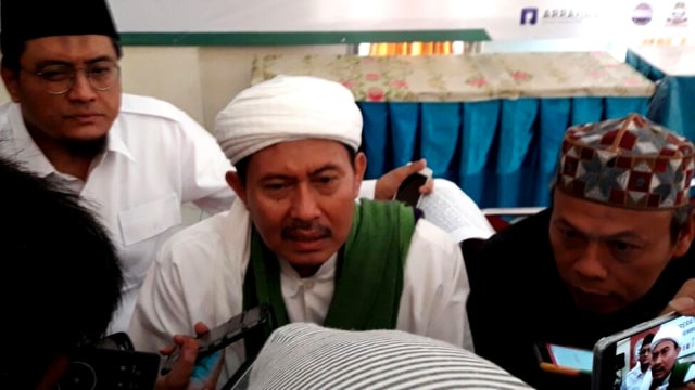KH Misbah Ketua Pelaksana Reuni 212 (Foto: Fadjar Hadi/kumparan)