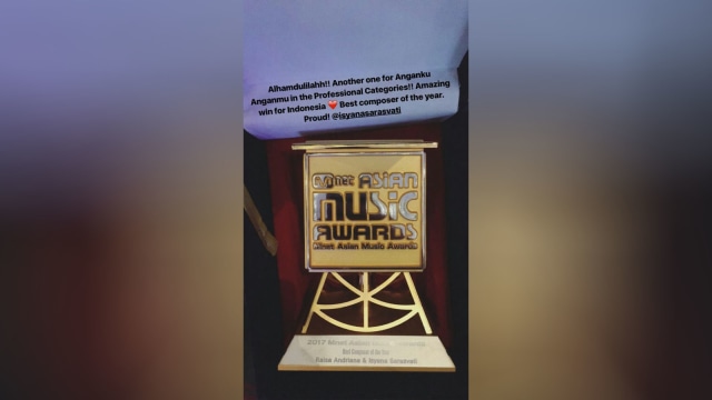 Raisa dan Isyana Raih Penghargaan di ‘MAMA 2017’ (Foto: Instagram/@raisa6690)