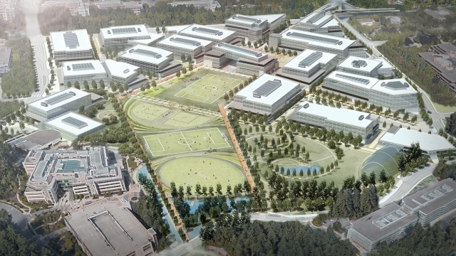 Rancangan markas Microsoft di Redmond, Washington. (Foto: Microsoft)