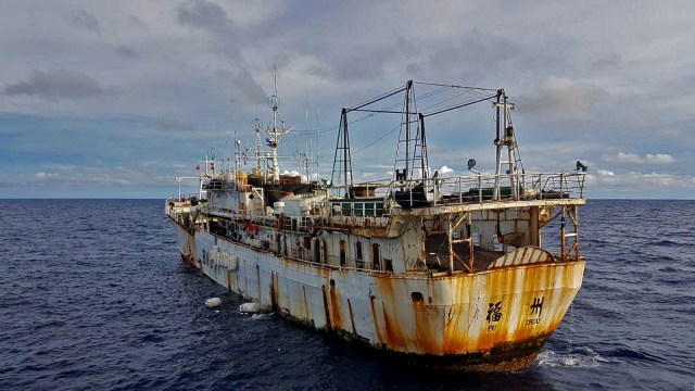 Kapal Illegal Fu Yuan Yu 831 Ditangkap PSDKP KKP (Foto: Dok. PSDKP KKP)