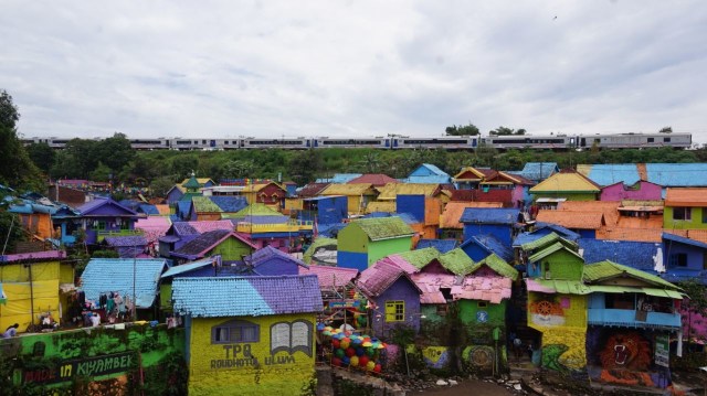 Kampung Warna Warni Jodipan, Malang. (Foto: Niken Nurani/kumparan)