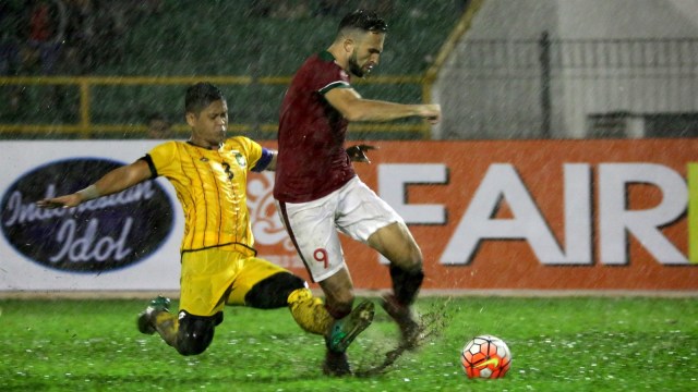 Timnas Indonesia vs Brunei. (Foto: Irwansyah Putra/ANTARA)