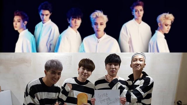 EXO dan Winner (Foto: Instagram/@w_n_r00, Dok. SM Entertainment)