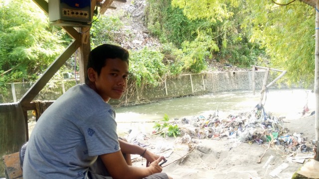 Angger Rio, anak korban longsor Yogyakarta (Foto: Ardhana Pragota/kumparan)