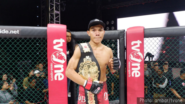 Paul 'The Gatsby Man' Lumihi,  Pertahankan Gelar Juara Kelas Bulu One Pride: Fight Night 