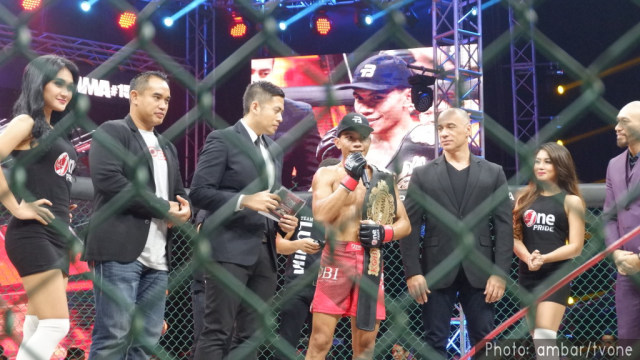 Paul 'The Gatsby Man' Lumihi,  Pertahankan Gelar Juara Kelas Bulu One Pride: Fight Night  (1)