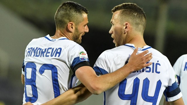 Candreva & Perisic di laga kontra Fiorentina. (Foto: AFP/Andreas Solaro)