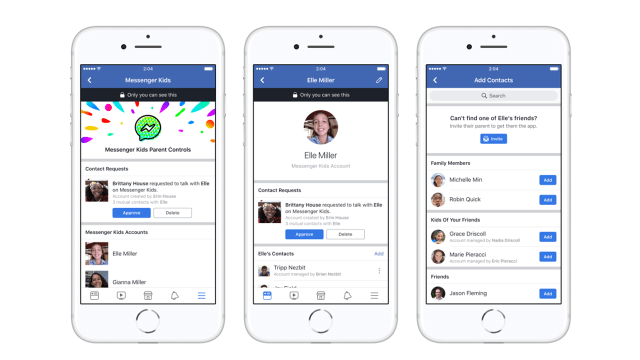 Aplikasi pesan Messenger Kids. (Foto: Facebook)