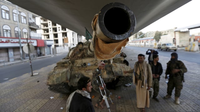 Kelompok Houthi Foto: Reuters/Khaled Abdullah