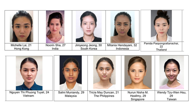 10 Perempuan Golden Ratio Asia (Foto: MERZ)