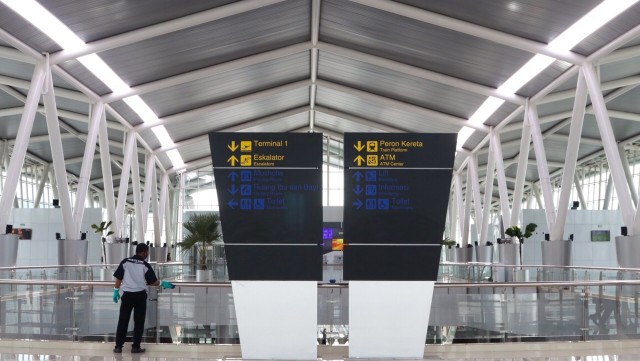 Stasiun Bandara Soetta (Foto: Fanny Kusumawardhani/kumparan)