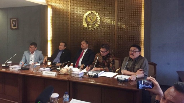 Konpers pansus angket di Gedung DPR. (Foto: Moch. Fajri/kumparan)