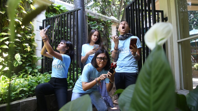 Pemain film "Susah Sinyal" (Foto: Aditia Noviansyah/kumparan)