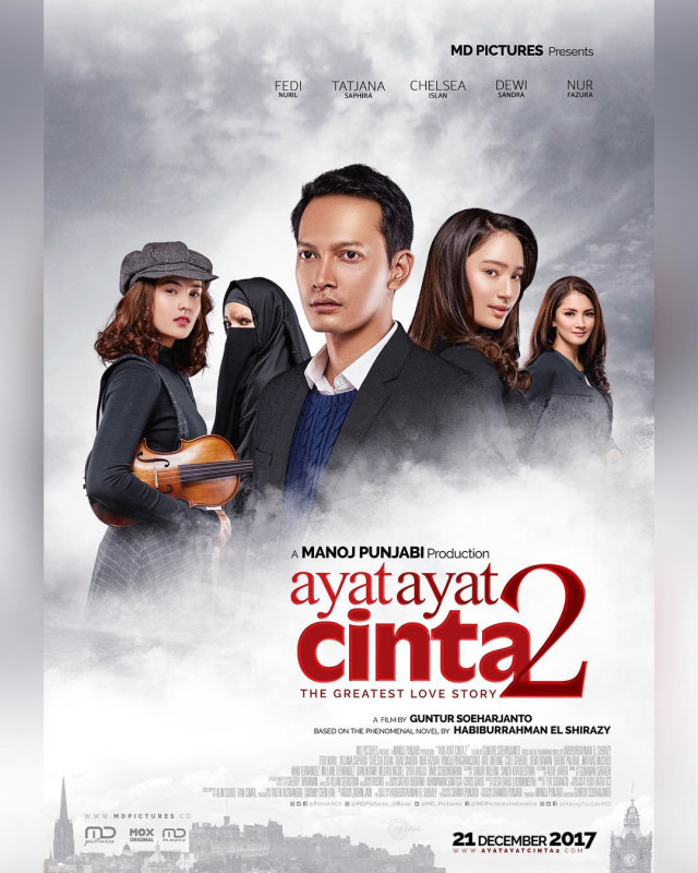Film Ayat-ayat Cinta 2. (Foto: Instagram @filmaac2)