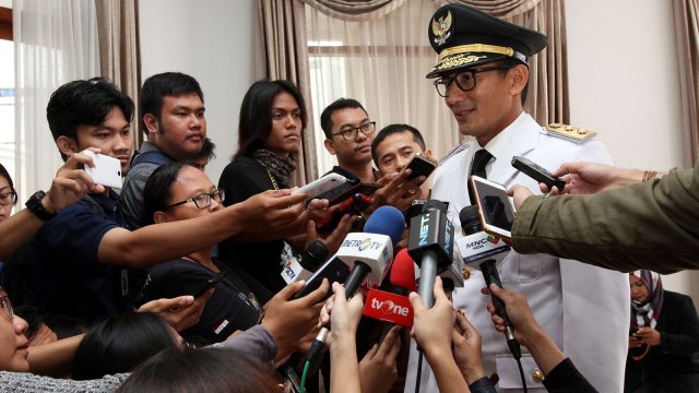 Wakil Gubernur DKI Jakarta, Sandiaga Uno (Foto: TRIBUNNEWS/Irwan Rismawan)