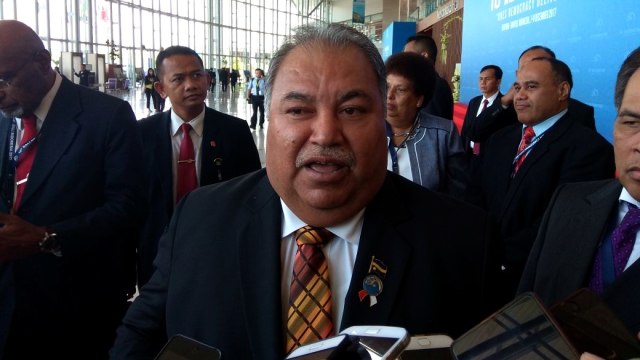 Presiden Nauru, Baron Waqa (Foto: Andreas Gerry/kumparan)