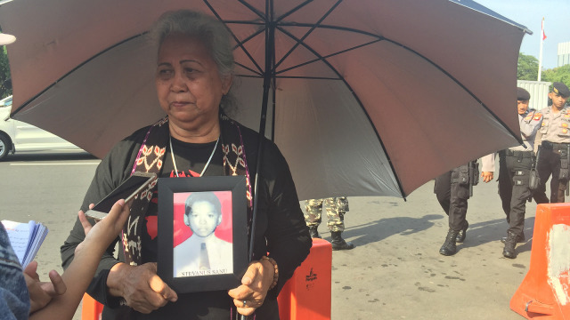 Aksi Kamisan di depan Istana Negara (Foto: Soejono Eben Ezer Saragih/kumparan)