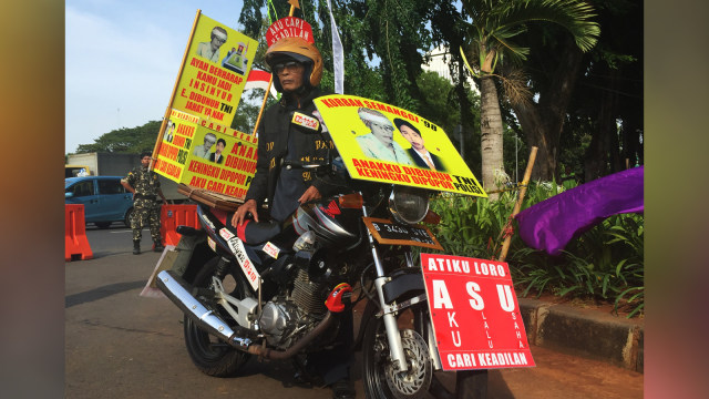 Aksi Kamisan. (Foto: Soejono Eben Ezer Saragih/kumparan)