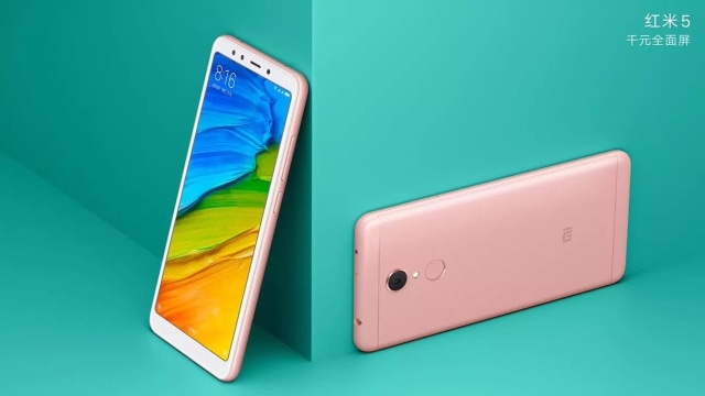 Ponsel Xiaomi Redmi 5. (Foto: Donovan Sung/Twitter)