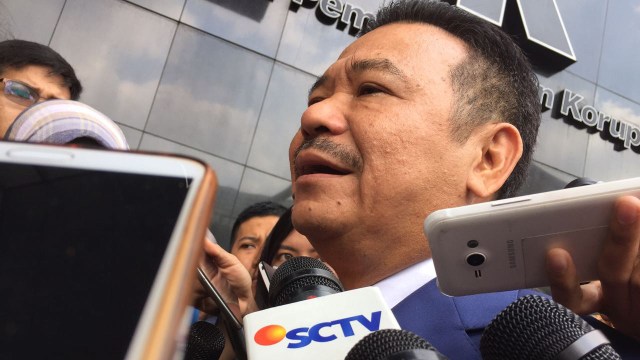 Otto Hasibuan mendatangi KPK Foto: Rizki Mubarok/kumparan