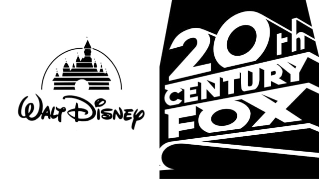 Logo Walt Disney Studios dan 20th Century Fox (Foto: Wikimedia Commons)