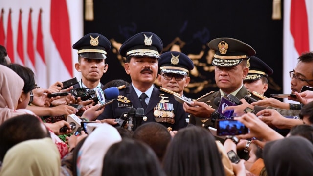 Pelantikan Marsekal Hadi Tjahjanto (Foto: Dok. Biro Pers Setpres)