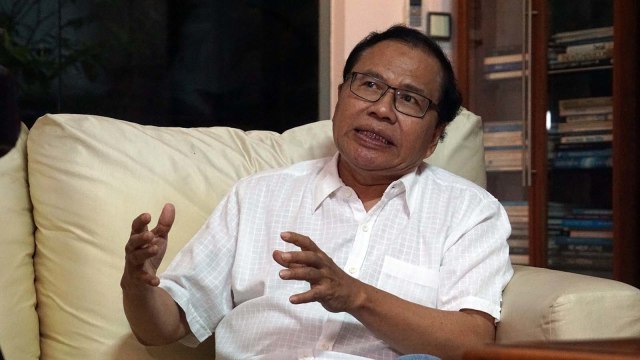 Rizal Ramli menceritakan perekonomian Indonesia. (Foto: Iqbal Firdaus/kumparan)