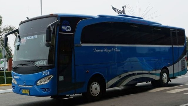 Bus Damri bandara. (Foto: Dok. busbandara.com)