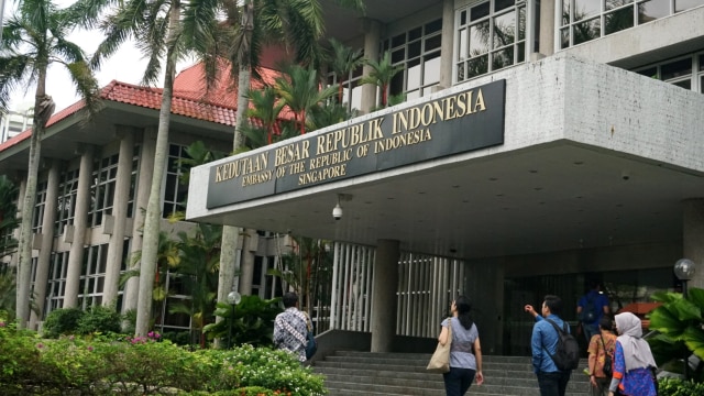 Kantor KBRI Singapura. Foto: Aprilandika Pratama/kumparan