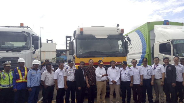 Dirjen Hubdat melakukan inpeksi keselamatan LLAJ (Foto: Ela Nurlaela/kumparan)